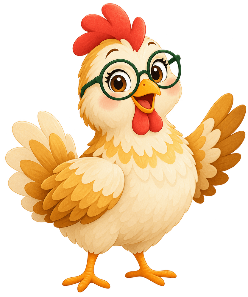 Galiña, a mascota da demostración, con gafas